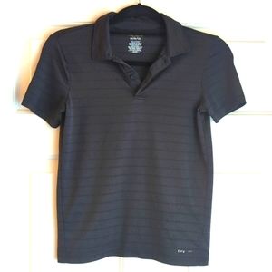 3/$15 - Tek Gear Boys M (10/12) Black Collared Activewear Shirt